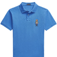 RL Polo Bear-embroidered cotton polo shirt