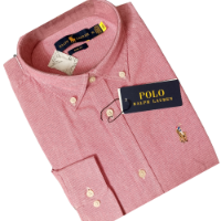 Polo Ralph Lauren Cotton button-down shirt (Pink and white stripe pattern)